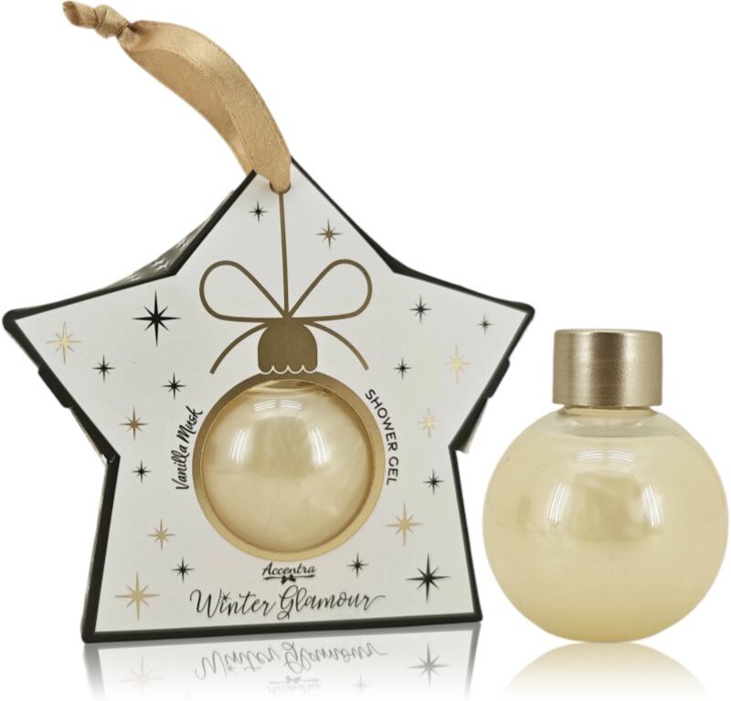 Accentra Winter Glamour Shower Gel shower gel with aroma Vanilla and Musk 60 ml