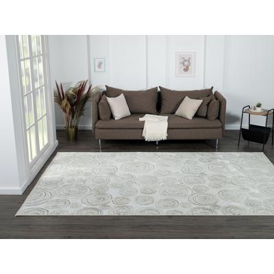 Teppich "My Style, LAGERRÄUMUNG", beige (creme, hellgrau, altgoldfarben), B:200cm H:10mm L:290cm, Polyester, MYFLAIR MÖBEL & ACCESSOIRES, Teppiche, Teppich, Kurzflor, modernes Scandi-Design, besonders weich, auch in rund