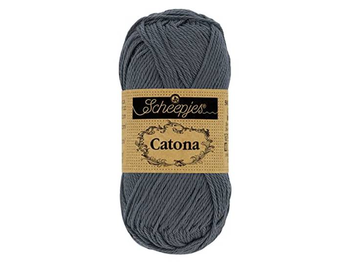 Scheepjes - Scheepjes Catona 393 Charcoal Garen - 1x10g