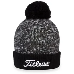 Titleist Winter Mütze mit Bommel schwarz