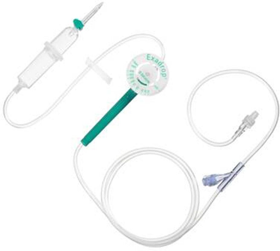 Exadrop 150 cm mit nadelf.Zuspritzventil Safeflow