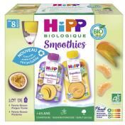 Hipp Smoothies Gourdes Multipack 2 Variétés 8 Mois - Boîte 8 gourdes de 90 ml