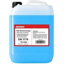 Reinex R25 Universalreiniger 10 L Alkoholreiniger reinigt zuverlässig, materialschonend und ph-neutral