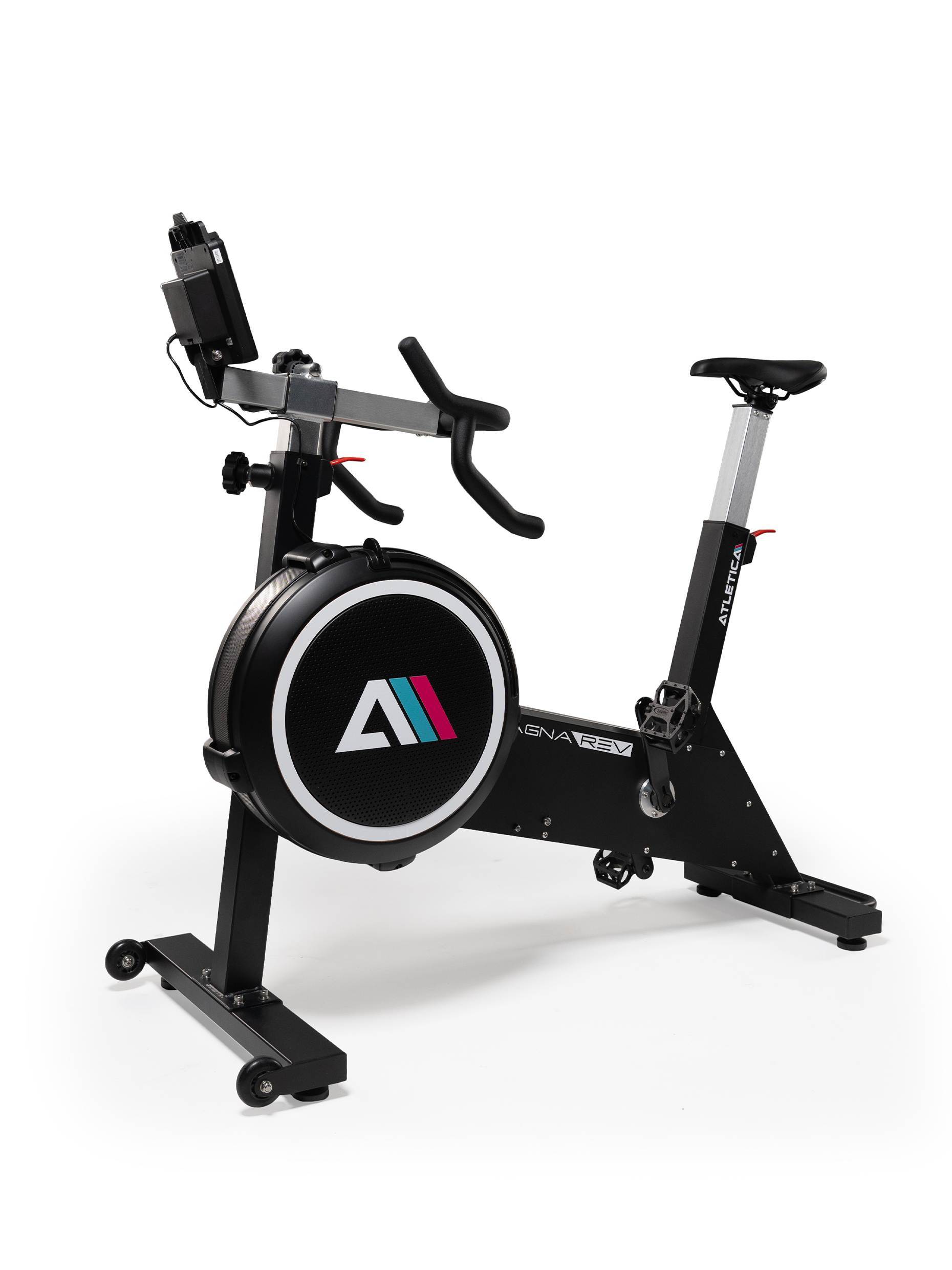 ATLETICA MagnaRev | Magnetisches Ergometer mit 8 Stufen Luftwiderstand und zusätzlich 24 Stufen magnetischem Widerstand für reines Krafttraining