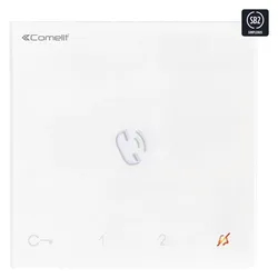 Comelit, Klingel + Türsprechanlage, 6750W Innenstation Audio Mini Freisprech weiss System SBC 140x140x20mm (Kabelgebunden)