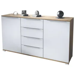 SIDEBOARD Linio Weiß matt