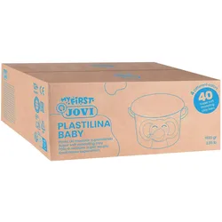 Jovi Knete My First Plastilina Baby farbsortiert, 40 Farben je 38,0 g