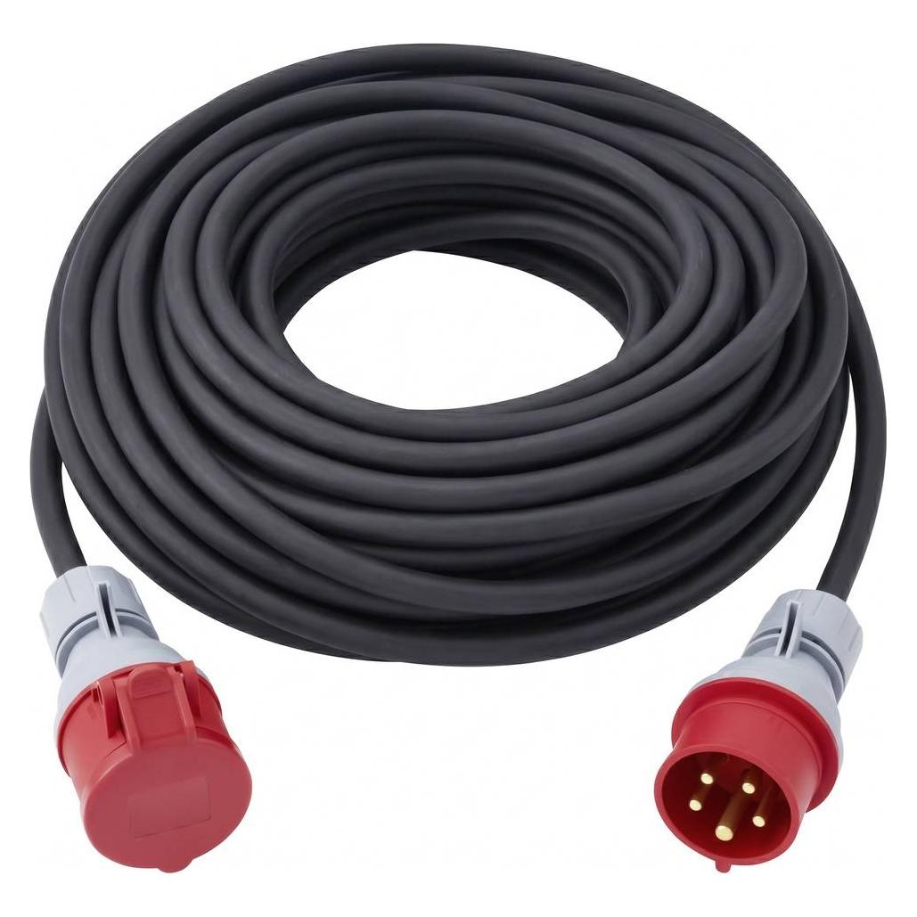 Sygonix SY-7486042 Current Cable extension 16 A Red 25 m H07RN-F 5G 2,5 mm² (25 m, CEE 16/5) (SY-7486042)