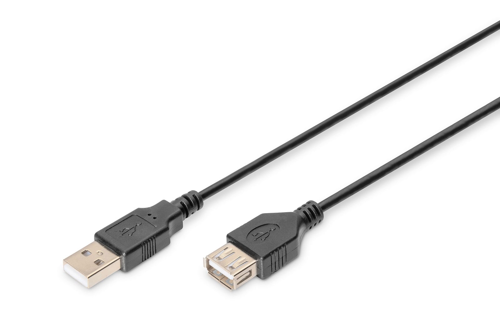 DIGITUS USB-verlengkabel AK-300200-030-S, USB 3.0 Type A, mannelijk naar vrouwelijk, zwart
