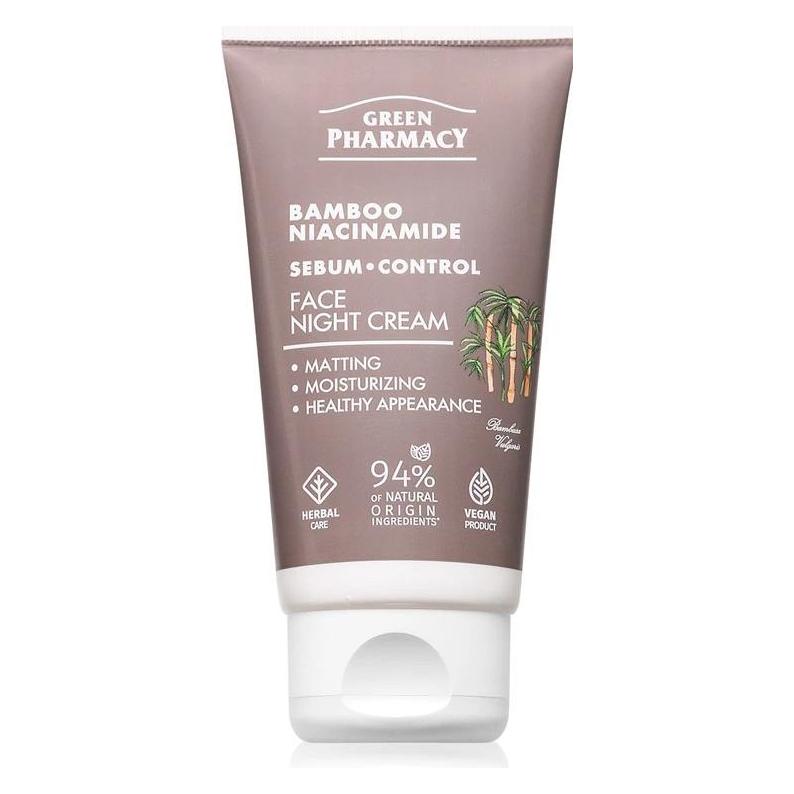 Schubiger GREEN PHARMACY Bambus + Niacynamid Krem do twarzy na noc 50 ml (50 ml) (58898008)