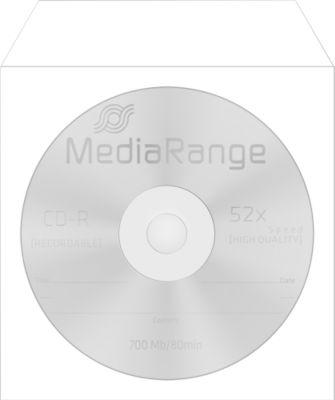 CD-/DVD-Papierhüllen, selbstklebende Lasche, Sichtfenster, weiß, 100 Stück