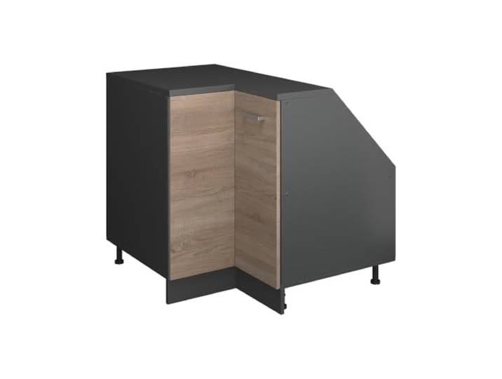 Vicco Dachschrägen-Eckschrank Rion, Sonoma/Anthrazit