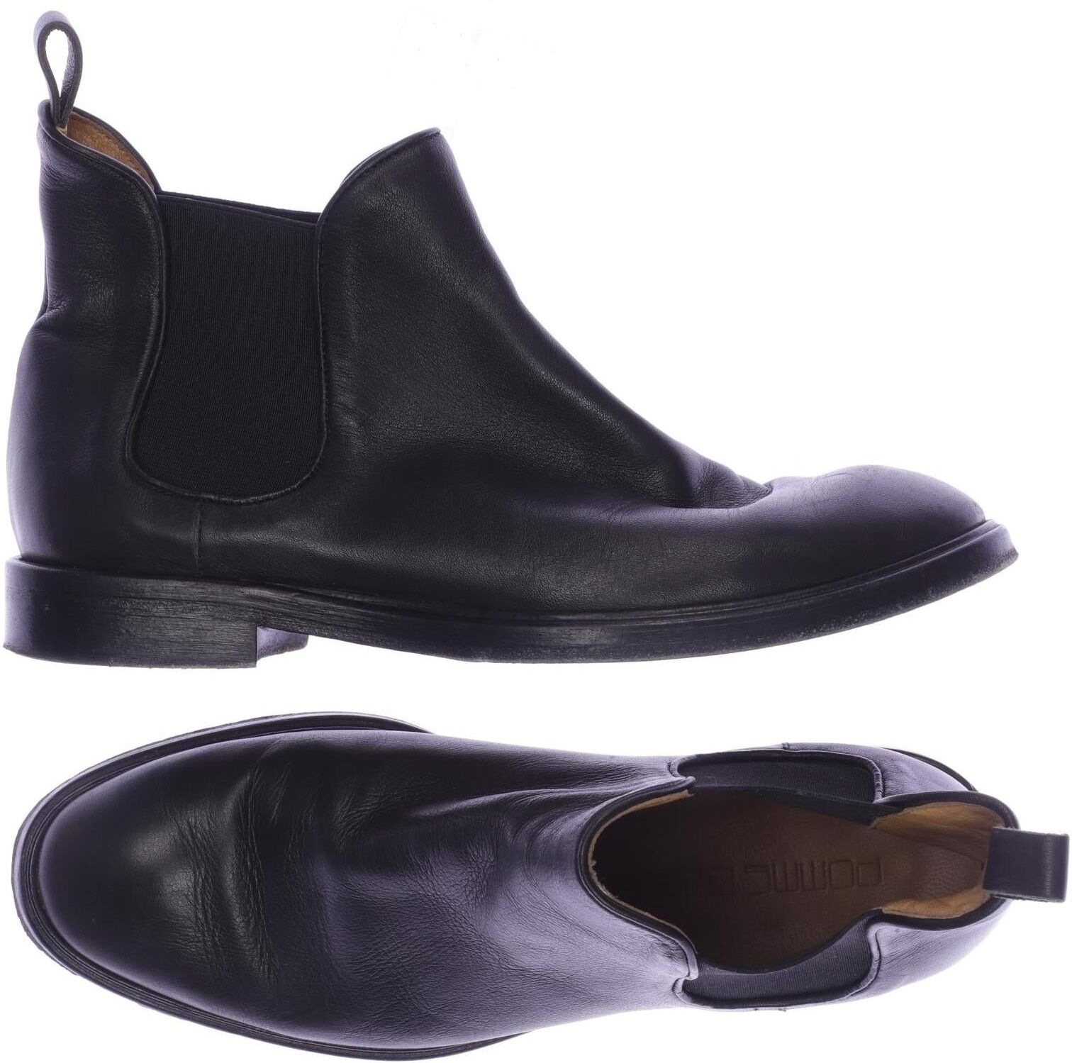 Pomme DOR Damen Stiefelette, Schwarz, Gr. EU 36, Leder - Second Hand