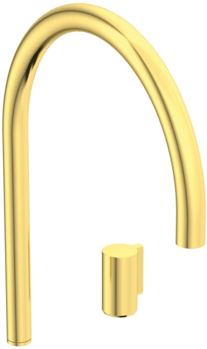 Ideal Standard Waschtischarmatur A7830A2 hoher Auslauf, ohne Ablaufgarnitur, brushed gold