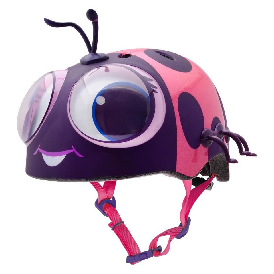 C-Preme Kinderhelm Junior C-Dere Googly Lady Bug Pink Grösse XS Toodler FS 3+ (48-52 cm) (neu) (48 - 52 cm) (CPRCA100010)
