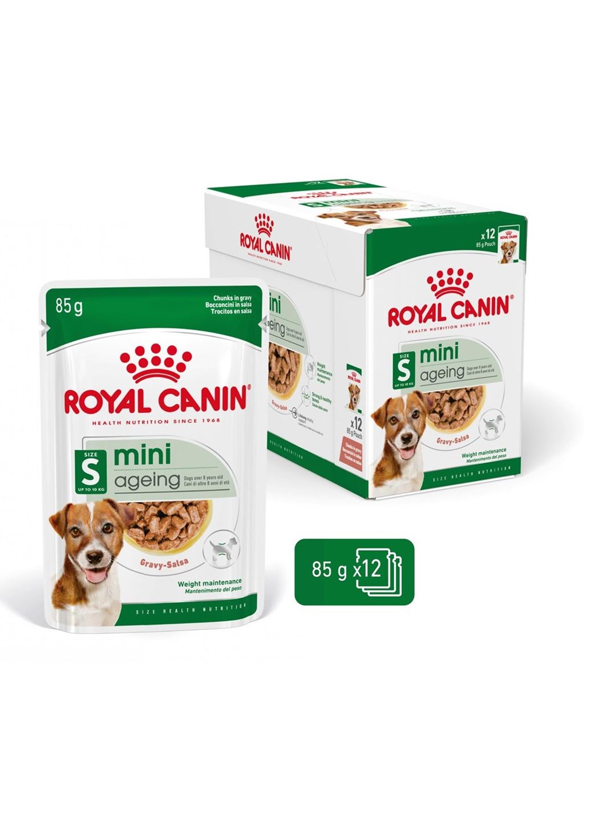 Royal Canin Mini Ageing Chunks in Gravy 12 x 85g