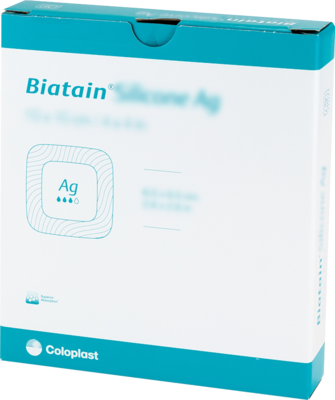 kohlpharma GmbH BIATAIN Silicone Ag Schaumverband 10x10 cm 5 St 12468866