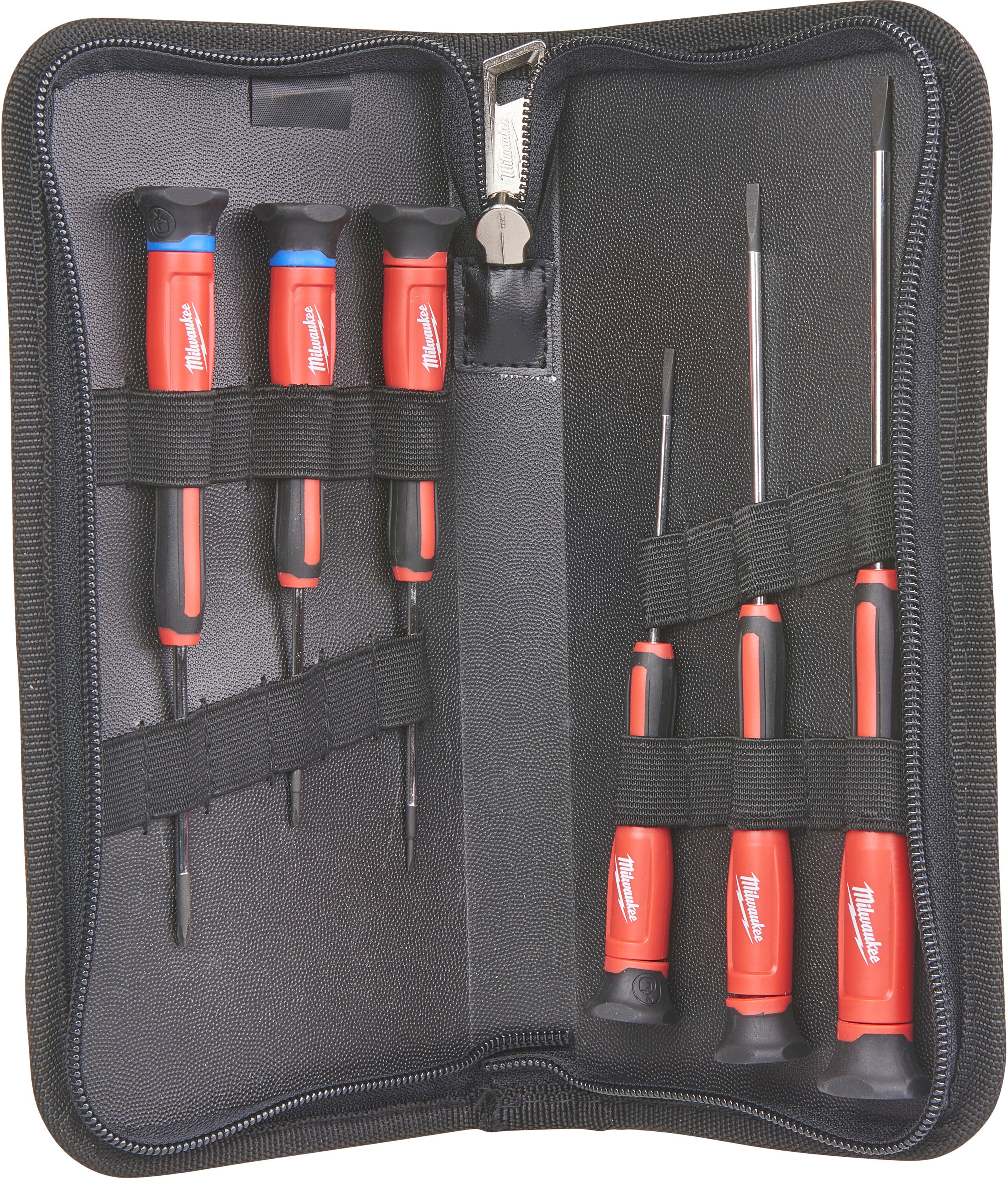 Milwaukee Precisionsskruvmejselset, 6 delar