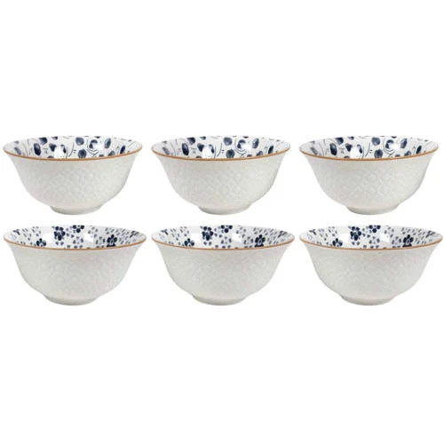 Cookinglife Soepkommen Fleuris, 6 stuks, diameter: 16 cm