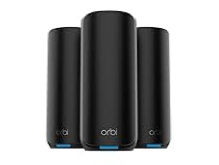 NETGEAR Orbi Série 870 Système Mesh WiFi 7, Jusqu'à 600 m², Pack de 3