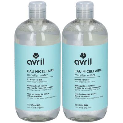 Avril Lotion micellaire bio x2 2x500 ml Gesichtswasser
