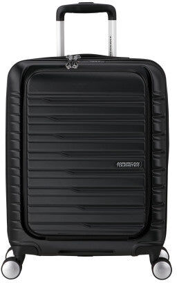 American Tourister Flashline 55cm 4-Wheel Laptop Cabin Case - Shadow Black