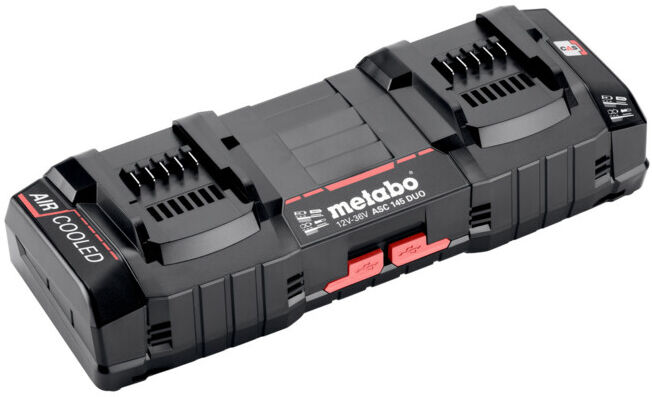 Double chargeur rapide universel ASC 145 DUO, 12-36 V, « AIR COOLED », EU (627495000) ; Metabo (627495000)
