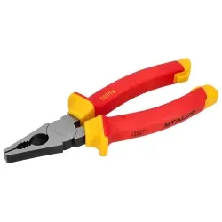 Isolierte 180-mm-Universalzange (1000 V VDE-zertifiziert) für Elektriker STALCO S-14452