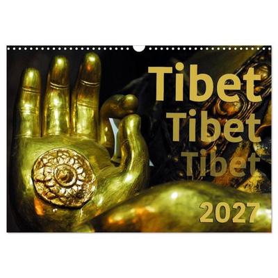 Tibet - Tibet - Tibet 2027 (Wandkalender 2027 DIN A3 quer), CALVENDO Monatskalender