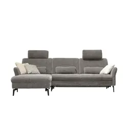 Kollektion Kraft Ecksofa Cord DANTE ¦ grau