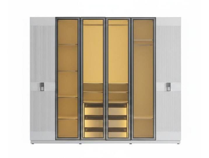Xlmoebel Kleiderschrank Moderner und funktionaler Schrank in stilvollem Design (Kleiderschrank, 1-St., Kleiderschrank) Made in Europa