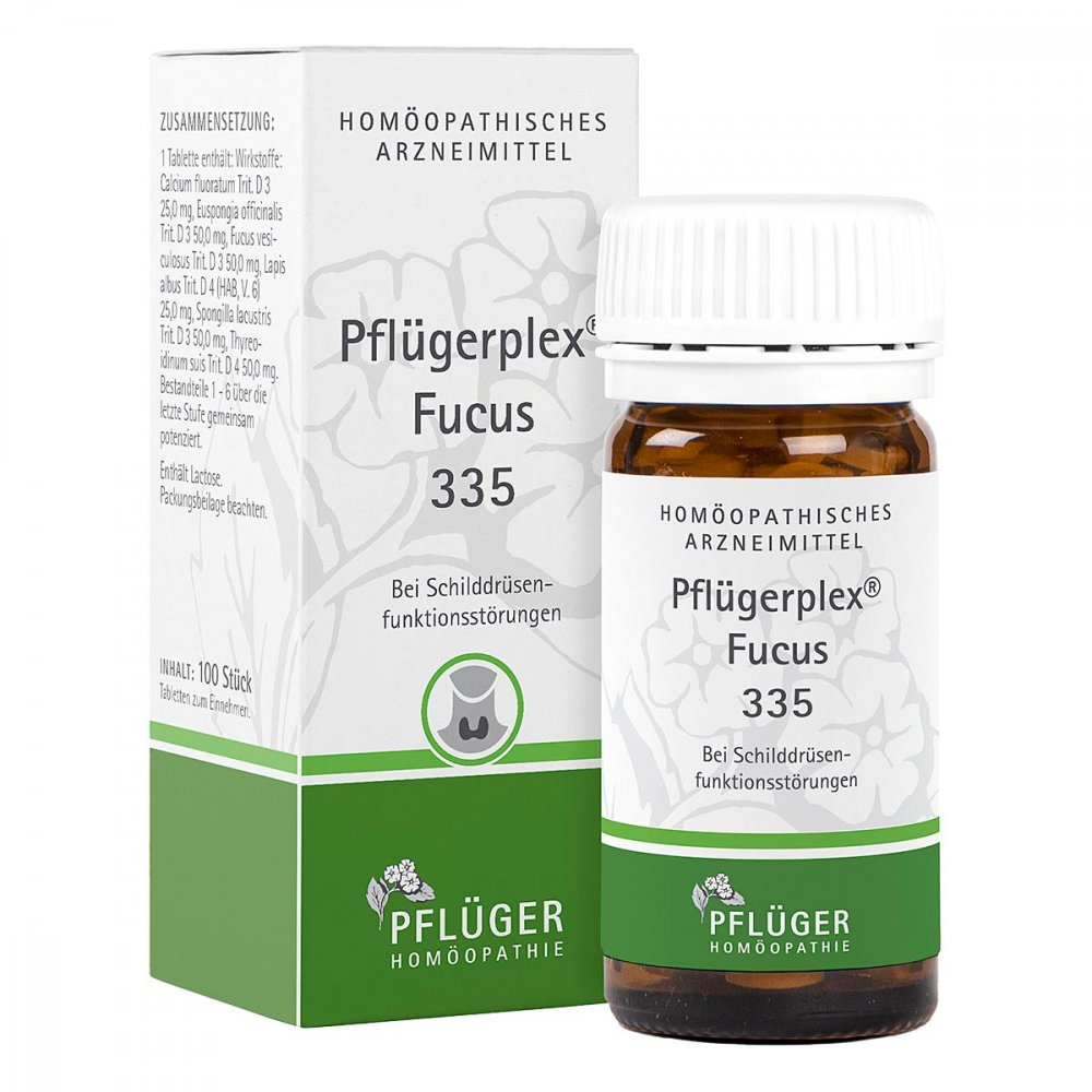 Homöopathisches Laboratorium Alexander Pflüger Gmb Pflügerplex Fucus 335 Tabletten 04407023