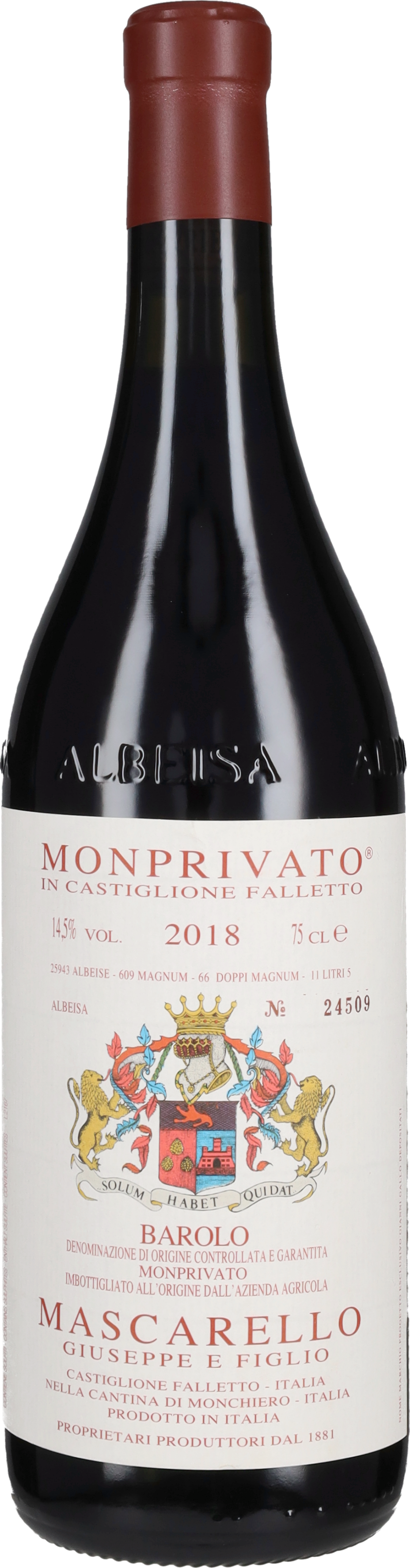 Mascarello Giuseppe Barolo 'Monprivato' Giuseppe Mascarello 2018