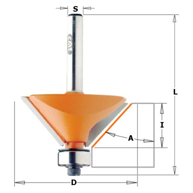 CMT Fräswerkzeuge Widia G6 Anfasen Mm (42638157)