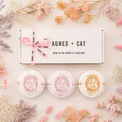 Agnes + Cat Floral & Citrus Bath Fizzer Gift Set