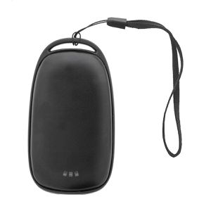 Böttcher-AG Handwärmer PowerPalm, schwarz, mit USB, elektrisch, 12 x 6 cm, 3 Heizstufen, 4000 mAh Powerbank, aufladbar