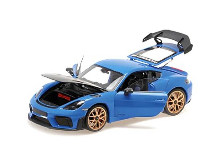 Minichamps 110062121 - Porsch. Cayman GT4 RS Blue with Weissach Package 2024 - maßstab 1/18 - Modellauto