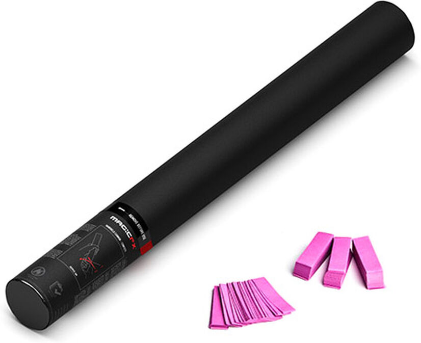 MagicFX Magic Fx Handbetriebene Konfettikanone 50cm - Pink