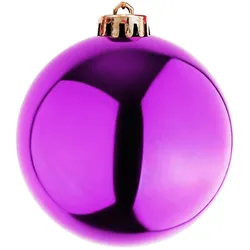 Mojawo XXL Weihnachtsbaumkugeln Dekokugel Christbaumkugeln Lila Ø 20cm