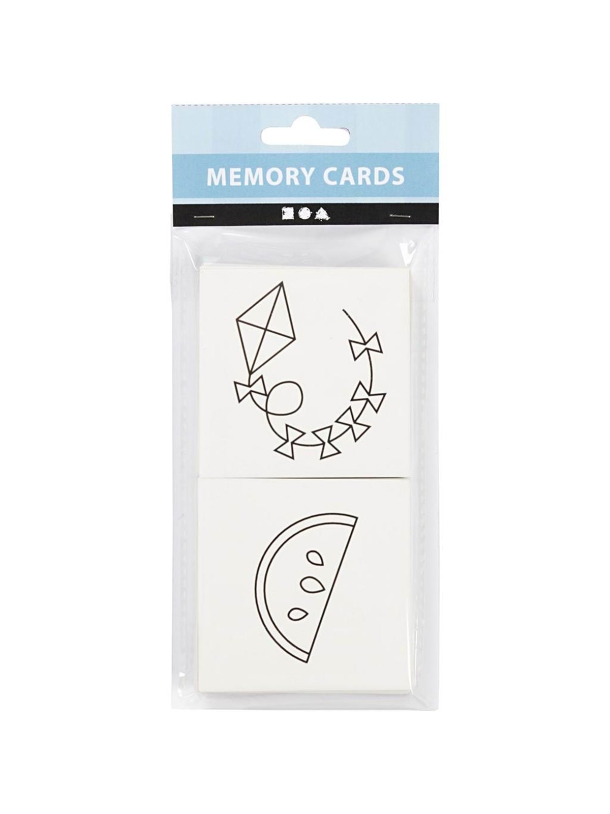 Creativ Company - Memo Cards White 13 Pairs