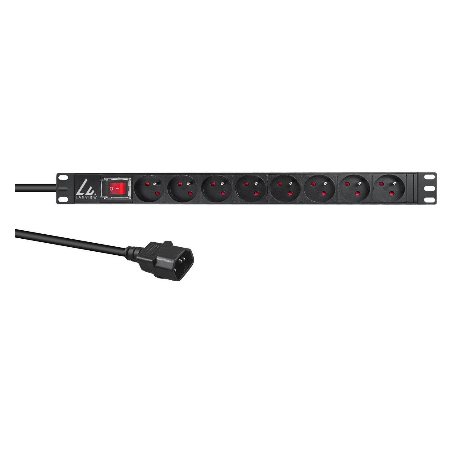 Lanview 19" rack mount power strip (W128485245)