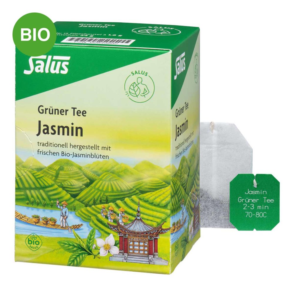SALUS Pharma GmbH Grüner Tee Jasmin Bio Salus Filterbeutel 02849892