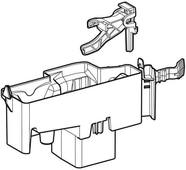 Geberit Absaugung 242971001 Unterteil GA-F