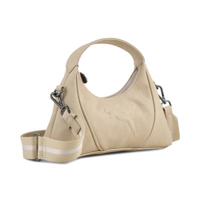 Handtasche PUMA "PUMA Sense Mellow Micro-Prism-Bag Damen", Damen, Gr. onesize, beige (birch beige), Polyester, Taschen Handtasche