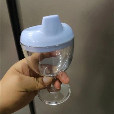 Uplift Essentials Mini Toast Elegant Weaning Goblet blue