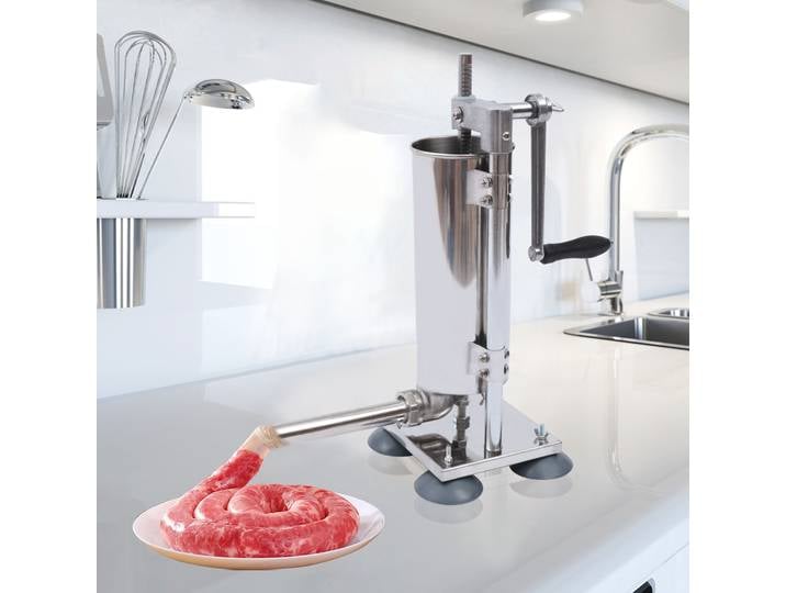 Machine à saucisses manuelle 3L, machine à saucisses en acier inoxydable, outils de fabrication de saucisses pour la cuisine, équipement de restaurant