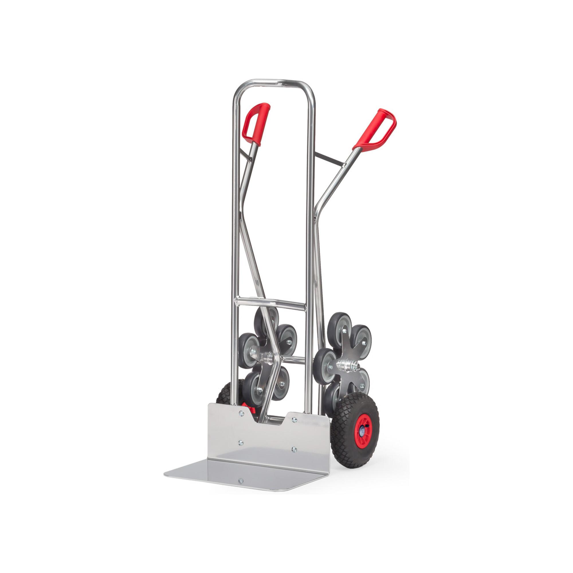 Fetra Alu-Treppenkarre 1328 5-arm. Rad-Stern - Tragkraft 200kg Schaufel 30x48cm (AK1328)