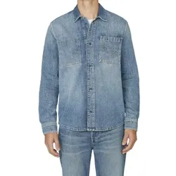 Pepe Jeans für Herren. PM309081 Weston blaues Hemd (XXL), Lässig, Baumwolle, Langarm