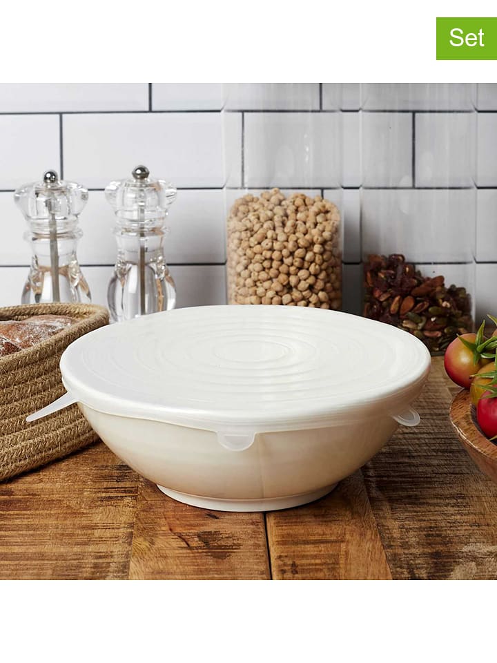 COOK CONCEPT 3er-Set: Frischhaltedeckel in Transparent - onesize