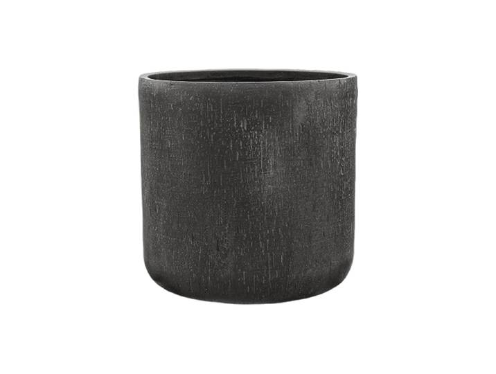 Hochwertiger In-/Outdoor Blumentopf „Raindrop Cylinder“ Anthrazit Baq Design